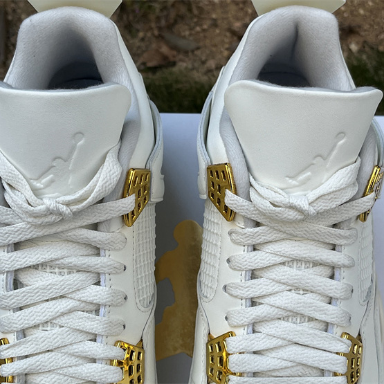 Air Jordan 4 WMNS “Sail” Sneakers      AQ9129-170 - FashionPlug