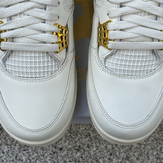Air Jordan 4 WMNS “Sail” Sneakers      AQ9129-170 - FashionPlug