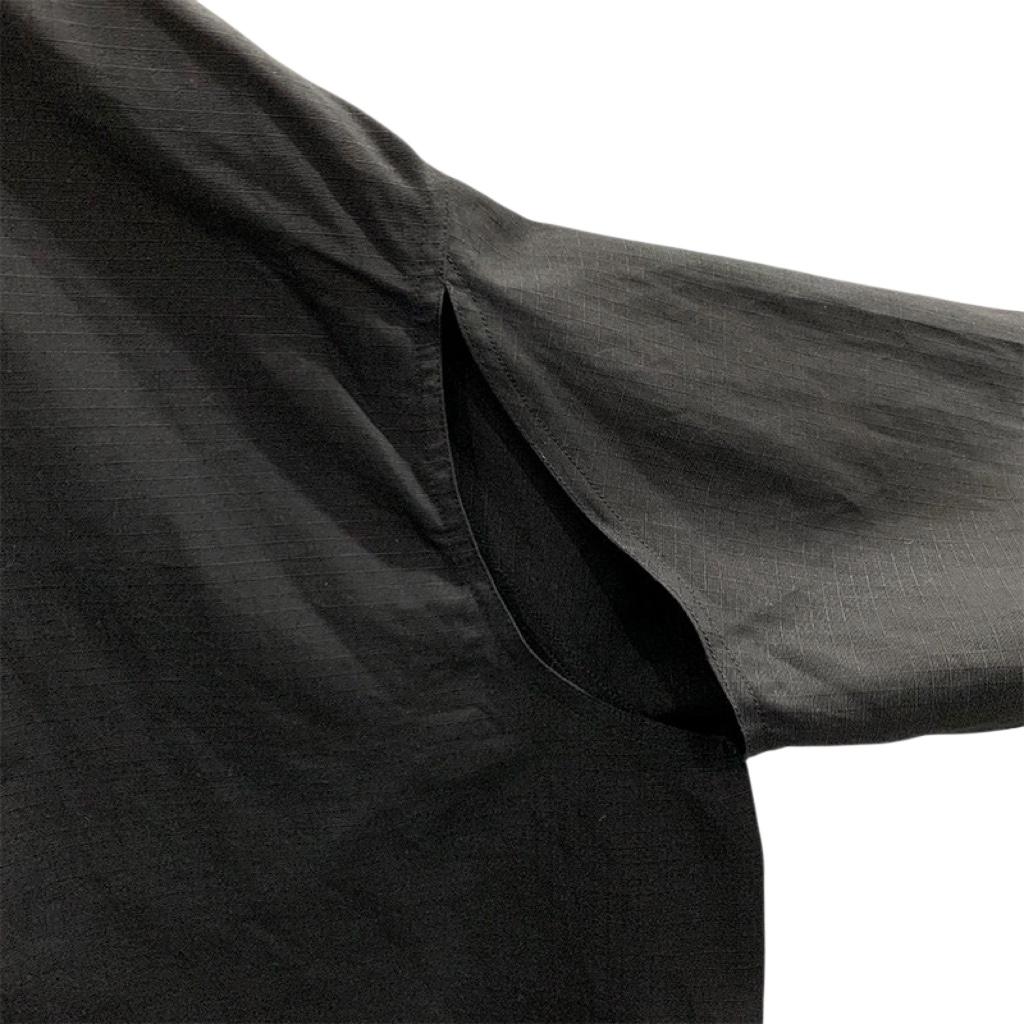 Rick Owens Extra-Long Sleeve Cotton Jacket  - FashionPlug