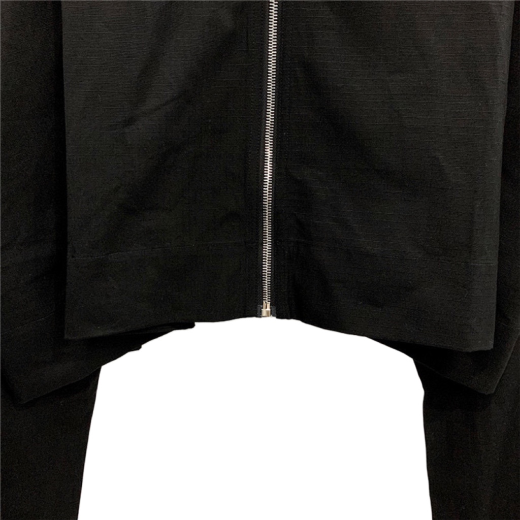 Rick Owens Extra-Long Sleeve Cotton Jacket  - FashionPlug