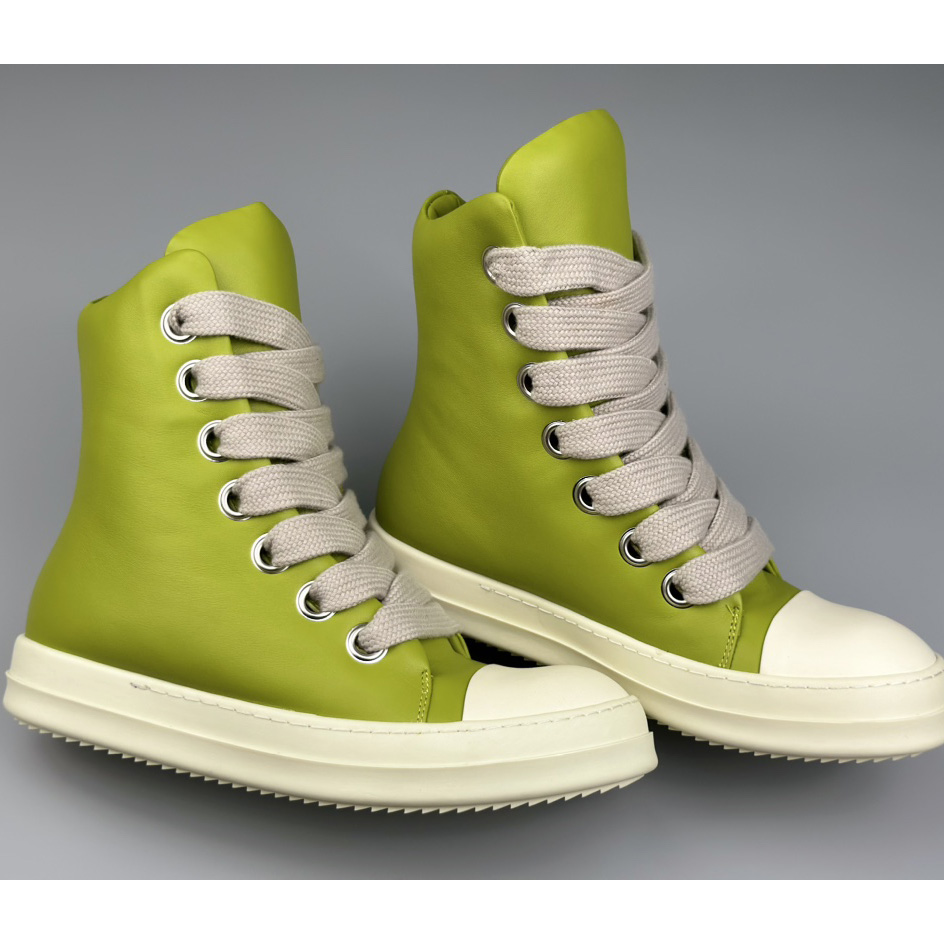 Rick Owens High-Top Sneakers - FashionPlug