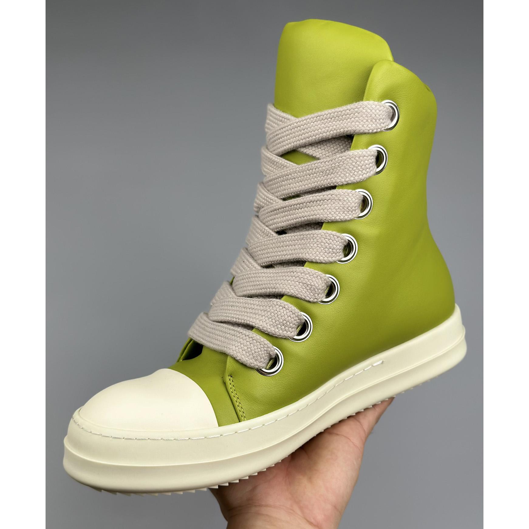 Rick Owens High-Top Sneakers - FashionPlug