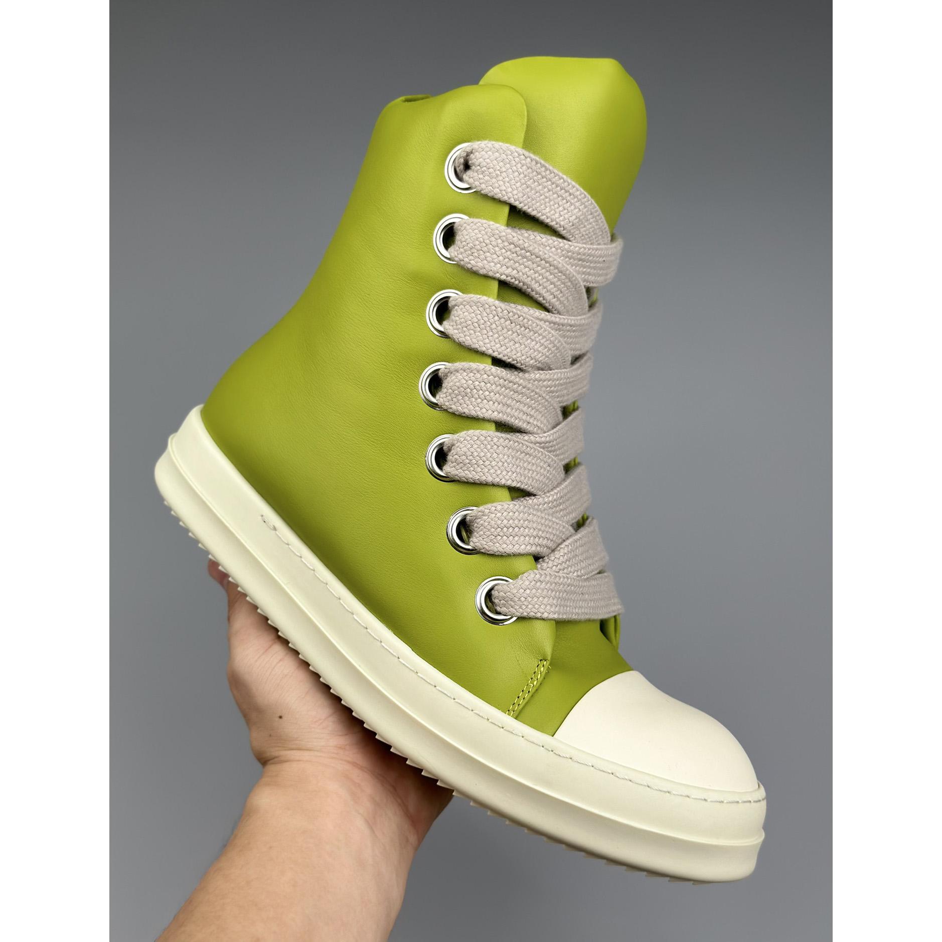 Rick Owens High-Top Sneakers - FashionPlug