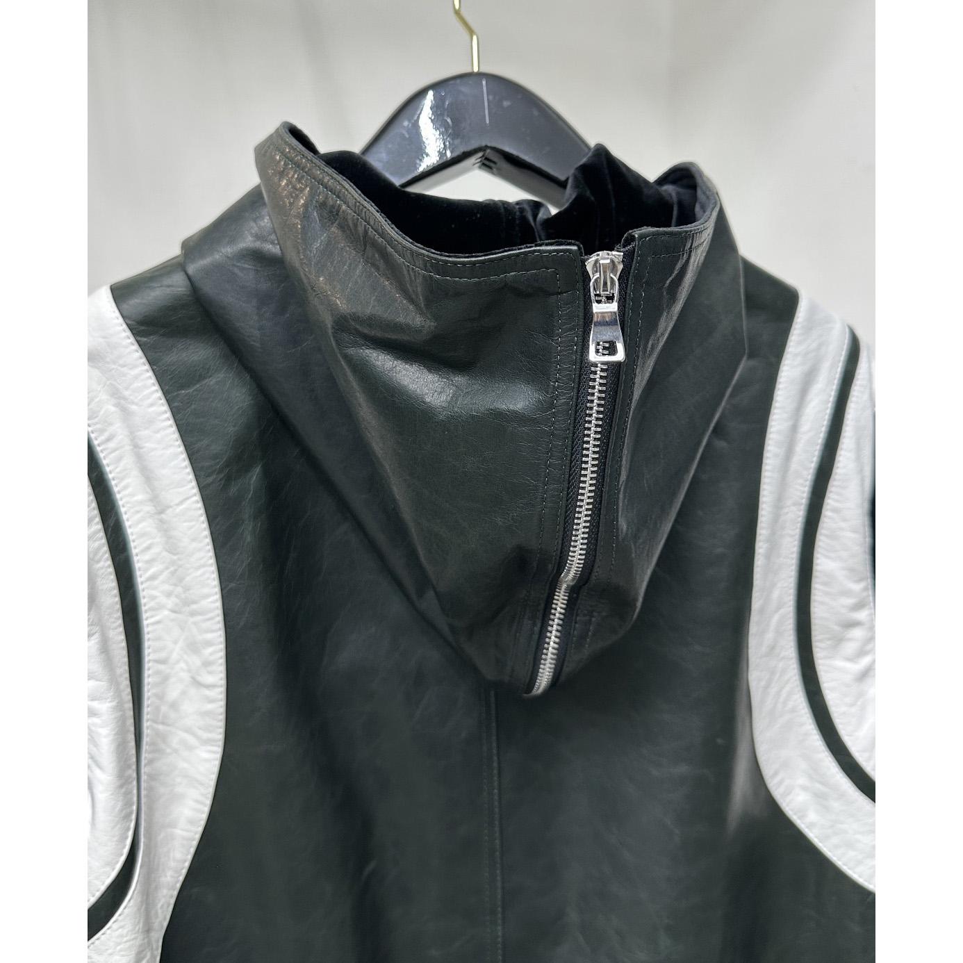 Balmain Colour-block Hooded Bomber Jacket - FashionPlug
