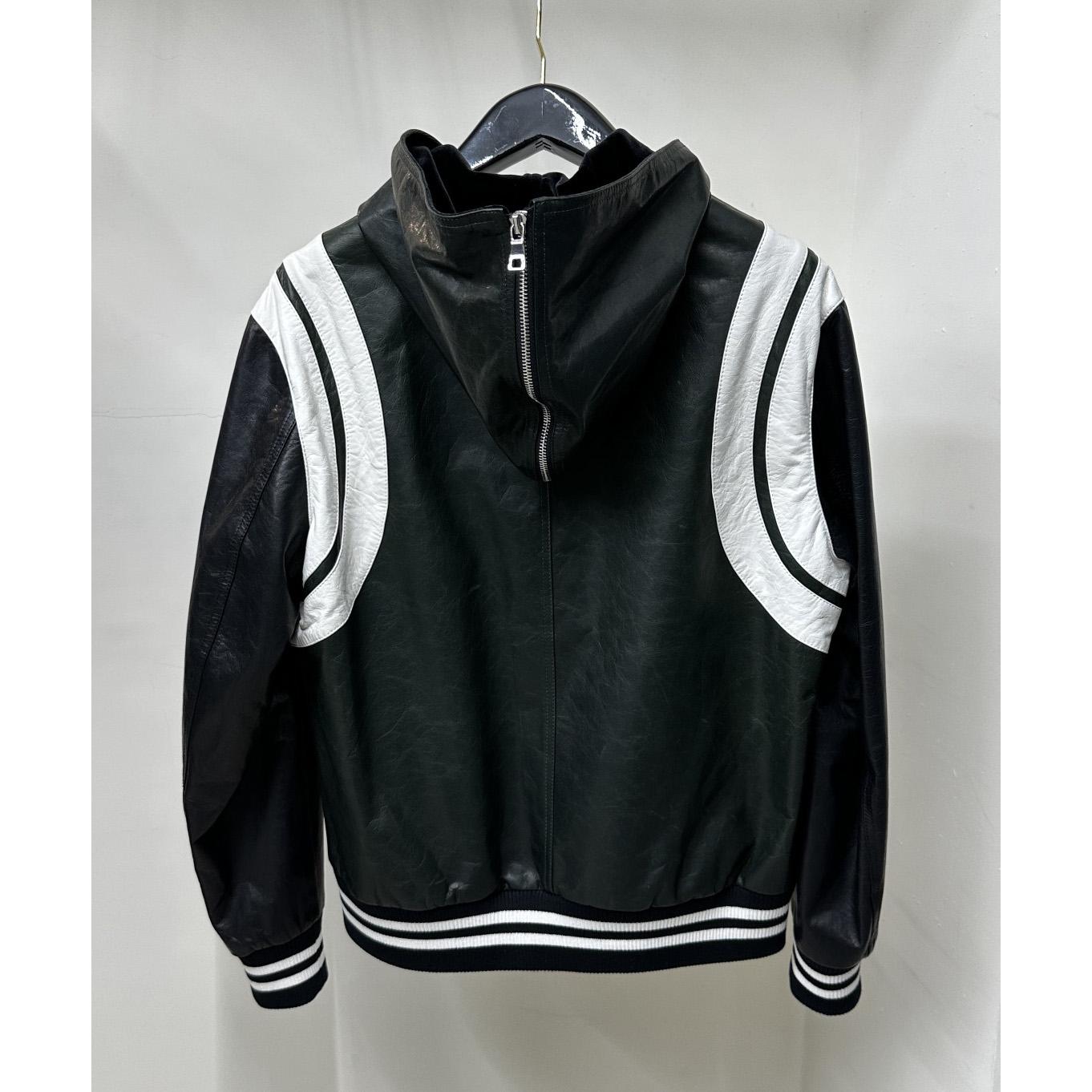 Balmain Colour-block Hooded Bomber Jacket - FashionPlug