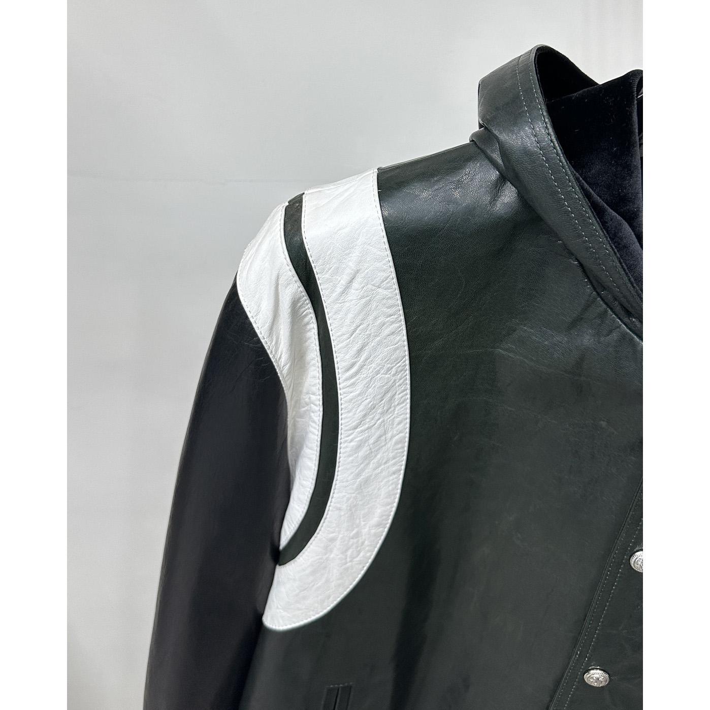 Balmain Colour-block Hooded Bomber Jacket - FashionPlug