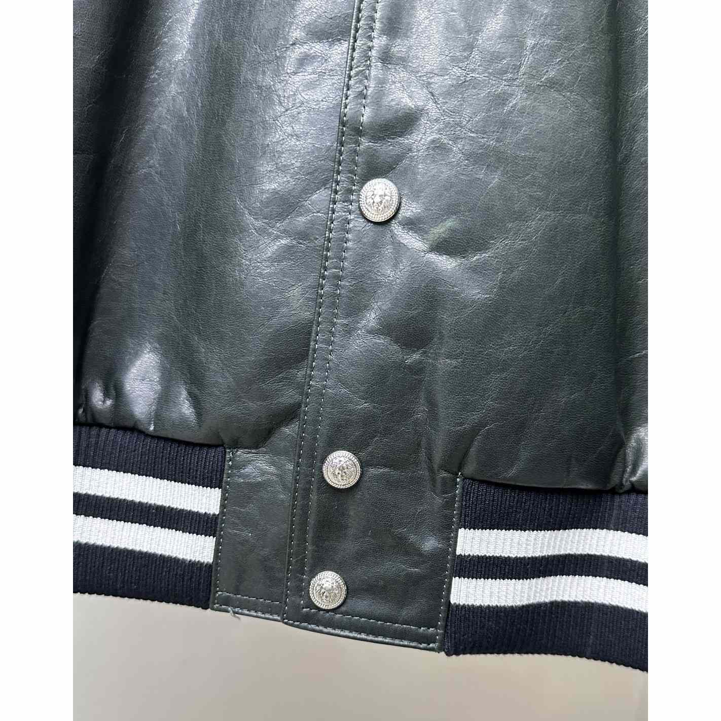 Balmain Colour-block Hooded Bomber Jacket - FashionPlug