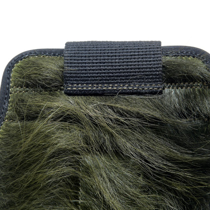 Rick Owens Green Pony Hair High Sneakers - FashionPlug