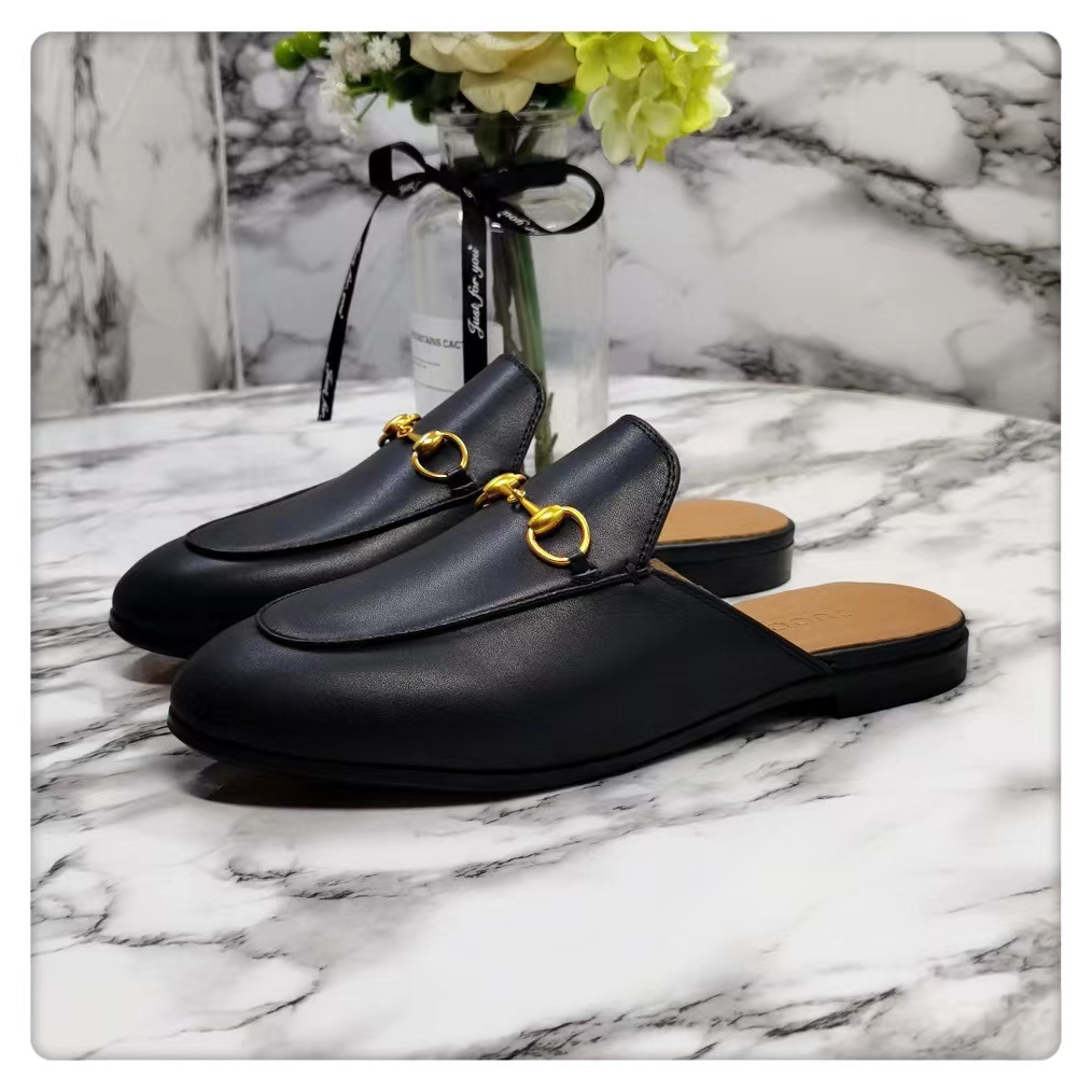 Gucci Princetown Leather Slipper - FashionPlug
