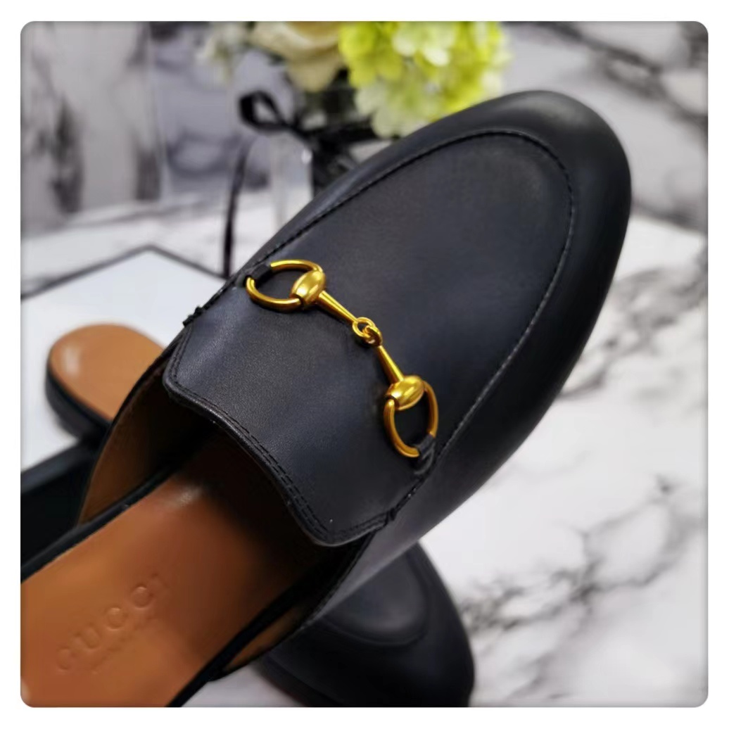 Gucci Princetown Leather Slipper - FashionPlug