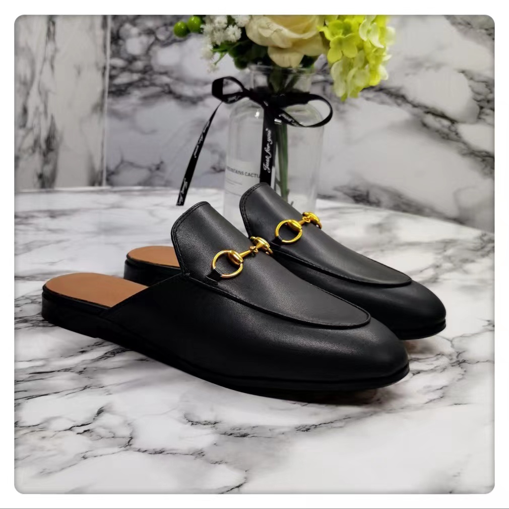 Gucci Princetown Leather Slipper - FashionPlug