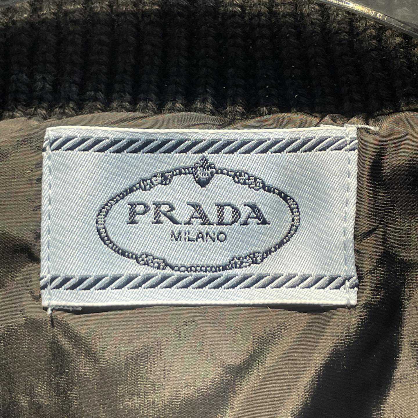 Prada Quilted Re-Nylon And Cashmere Jacket - FashionPlug