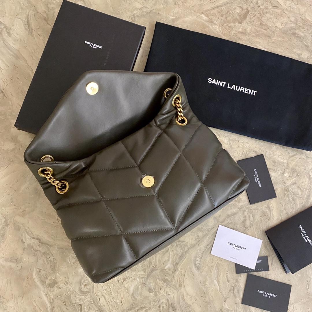 Saint Laurent Puffer Small In Nappa Leather (29x17x11cm) - FashionPlug