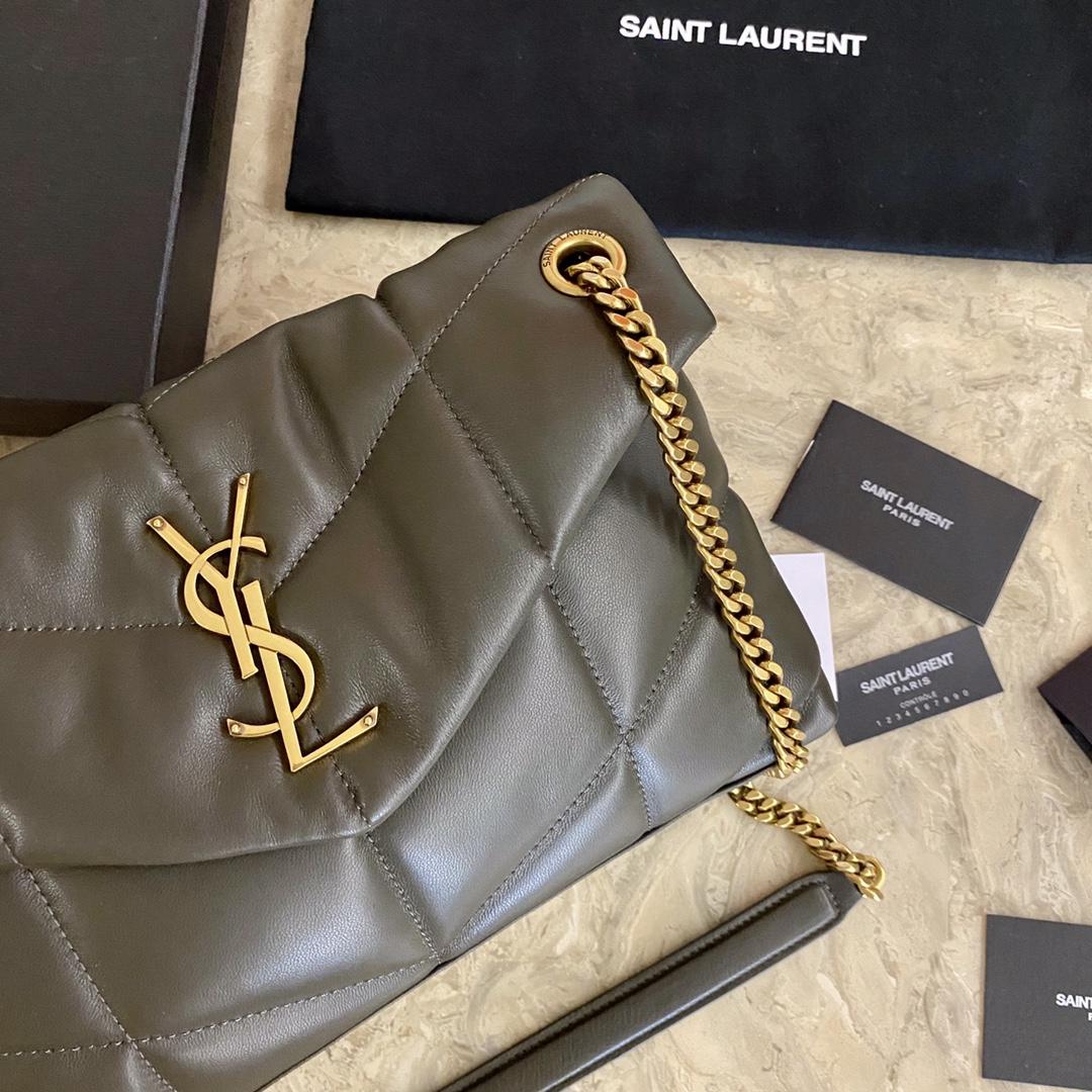 Saint Laurent Puffer Small In Nappa Leather (29x17x11cm) - FashionPlug