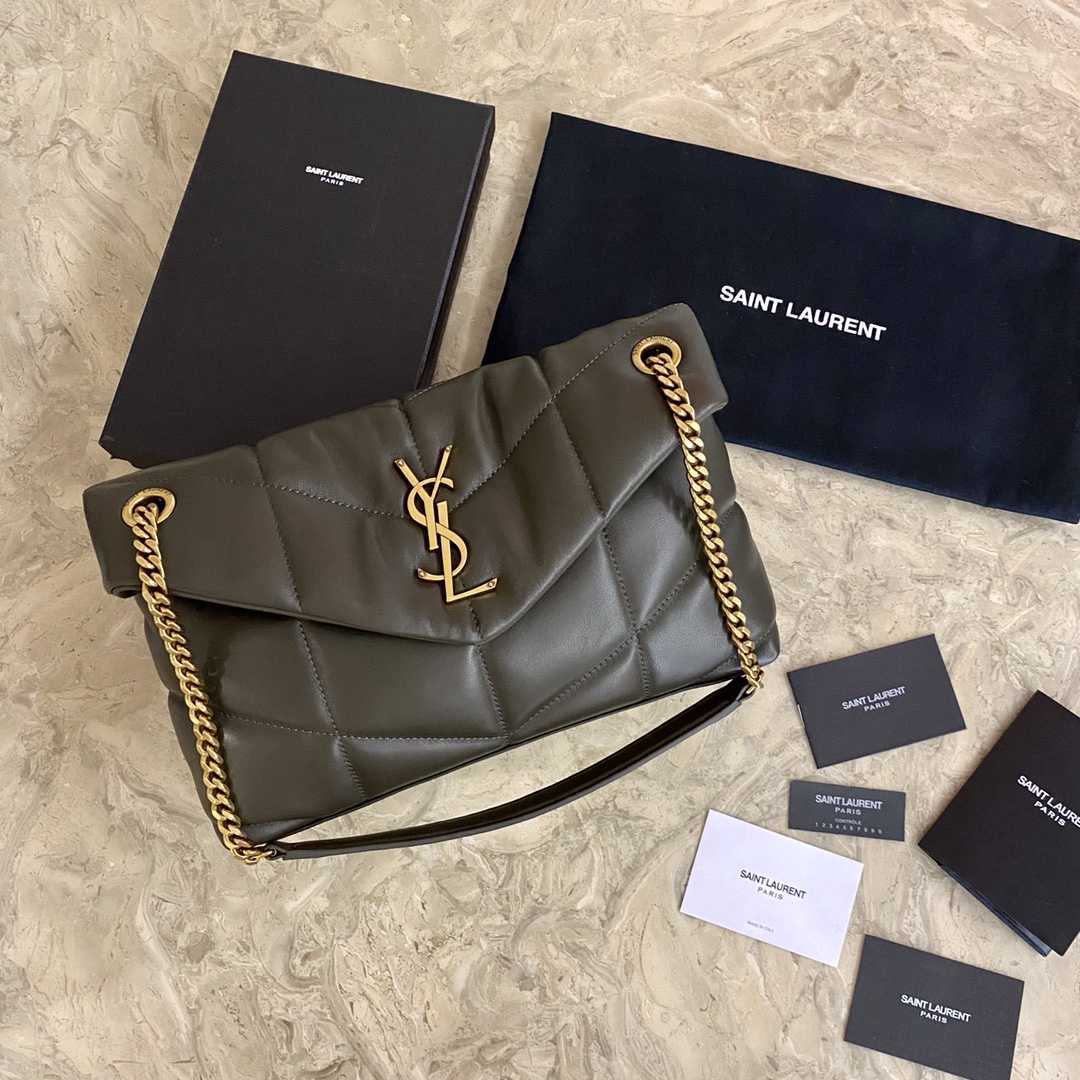 Saint Laurent Puffer Small In Nappa Leather (29x17x11cm) - FashionPlug