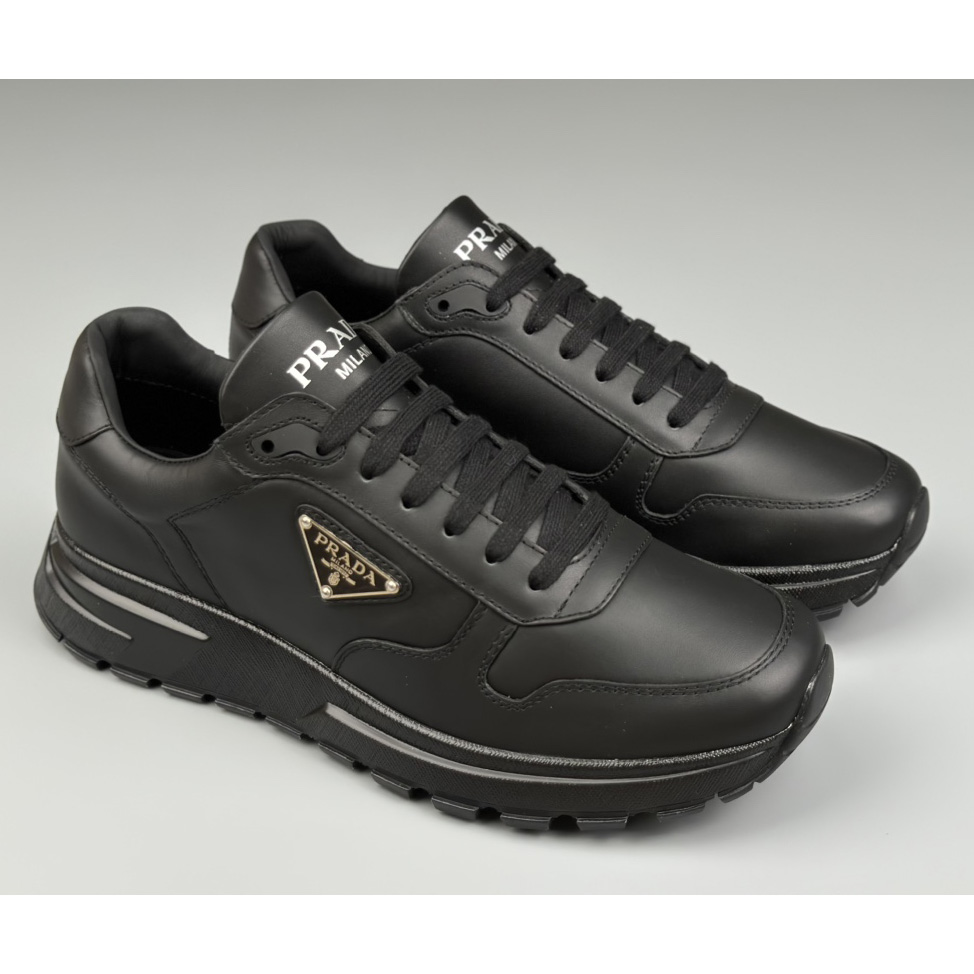 Prada Leather Sneakers - FashionPlug