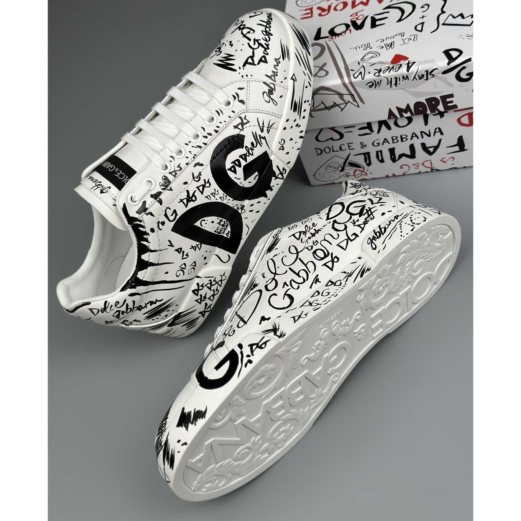 Dolce & Gabbana Portofino Sneakers - FashionPlug