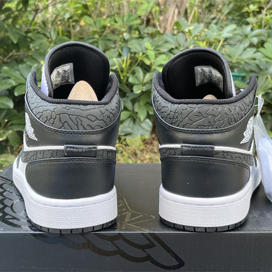 Air Jordan 1 Mid SE “Panda Elephant” Sneaker    FB9911-001 - FashionPlug