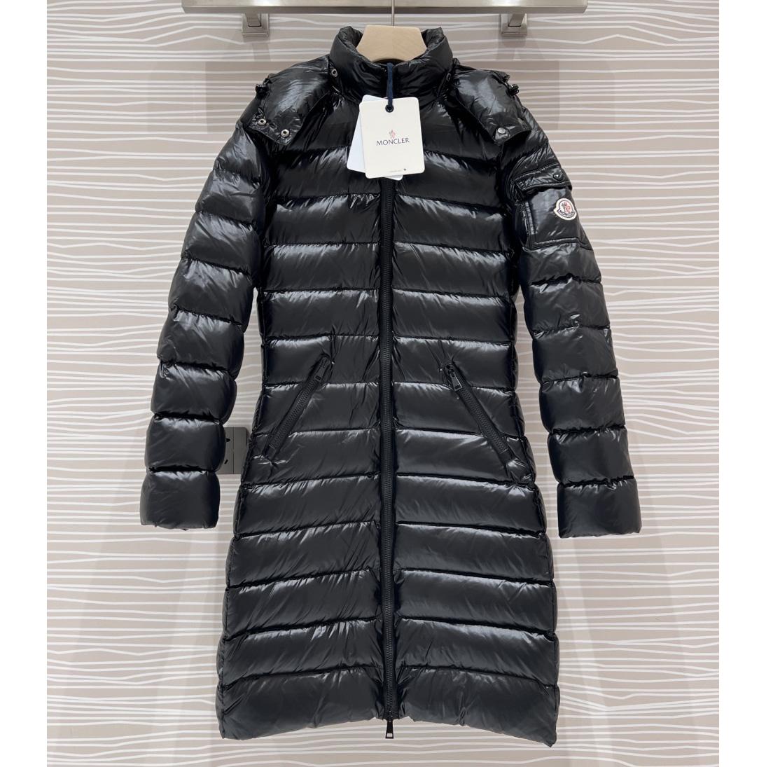 Moncler Moka Long Down Jacket - FashionPlug