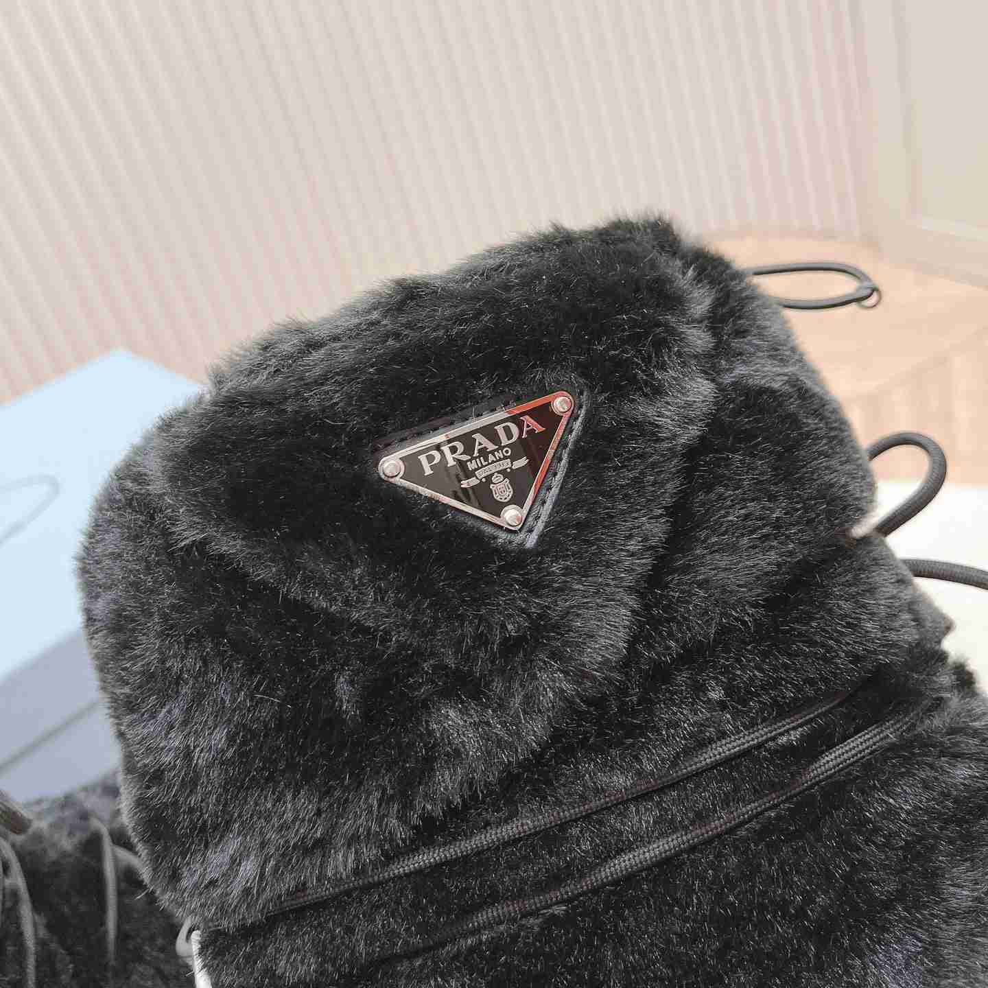 Prada Shearling Apres-ski Boots - FashionPlug