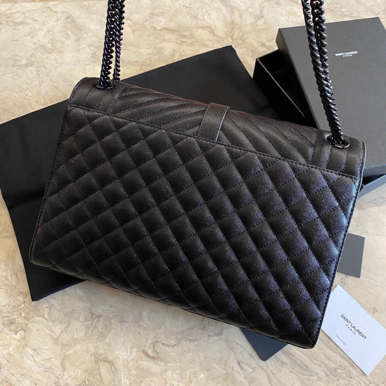Saint Laurent Envelope Chain Bag (31-21-7 cm) - FashionPlug