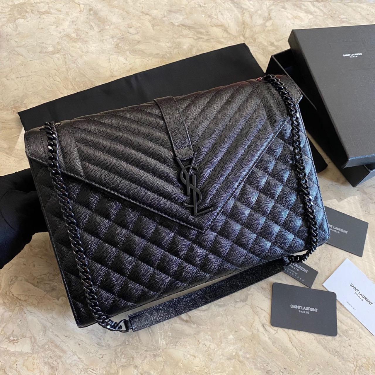 Saint Laurent Envelope Chain Bag (31-21-7 cm) - FashionPlug