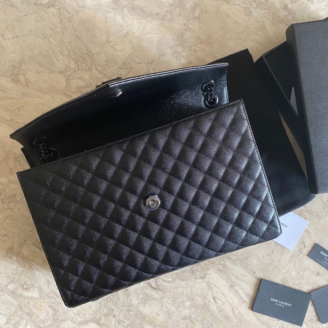 Saint Laurent Envelope Chain Bag (31-21-7 cm) - FashionPlug