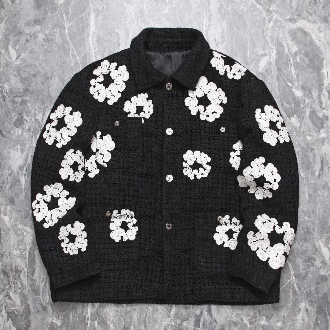 Denim Tears Tweed Jacket - FashionPlug
