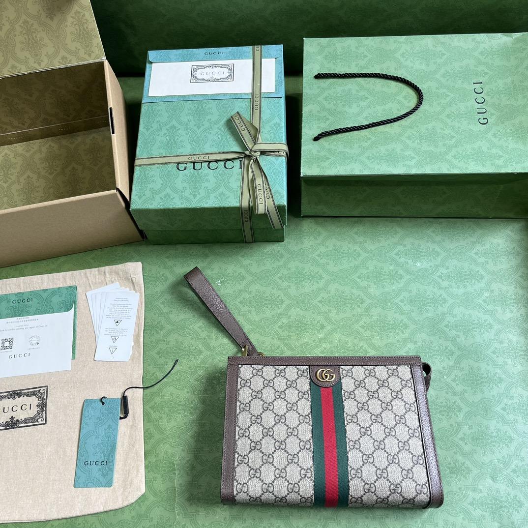 Gucci Ophidia GG Pouch - FashionPlug