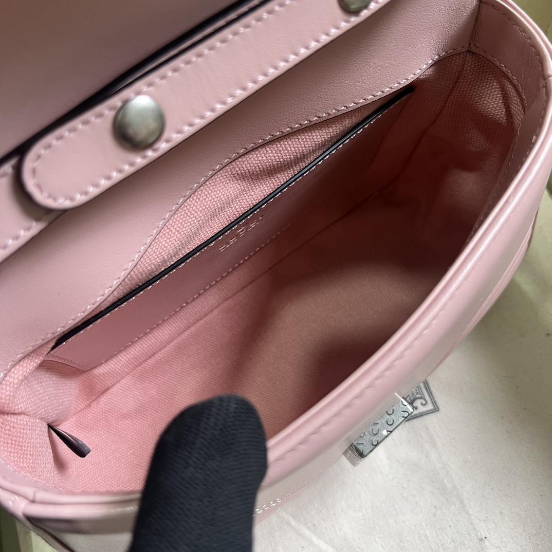 Gucci GG Marmont Mini Top Handle Bag(21-15.5-8cm) - FashionPlug