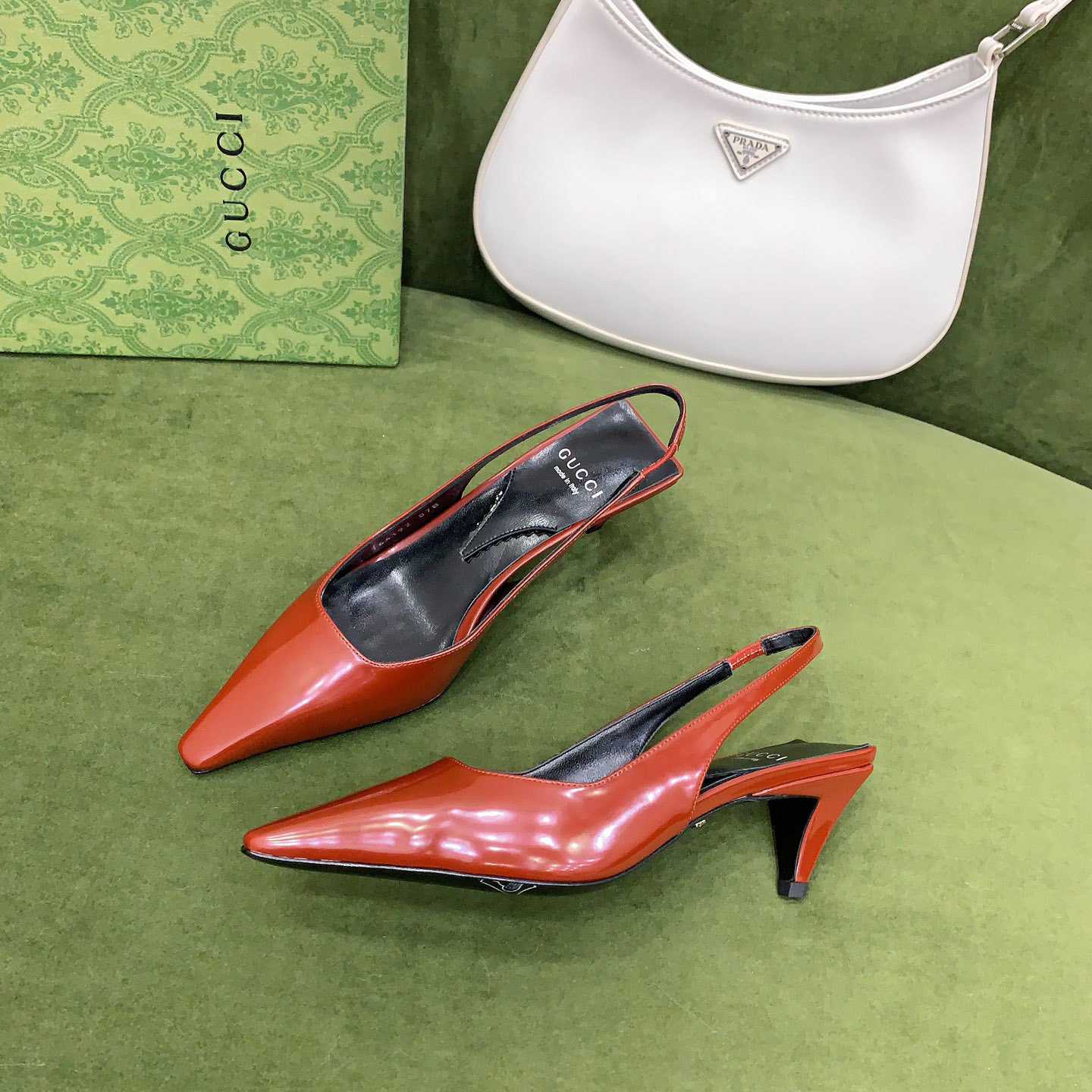 Gucci Women's Slingback Pump - FashionPlug