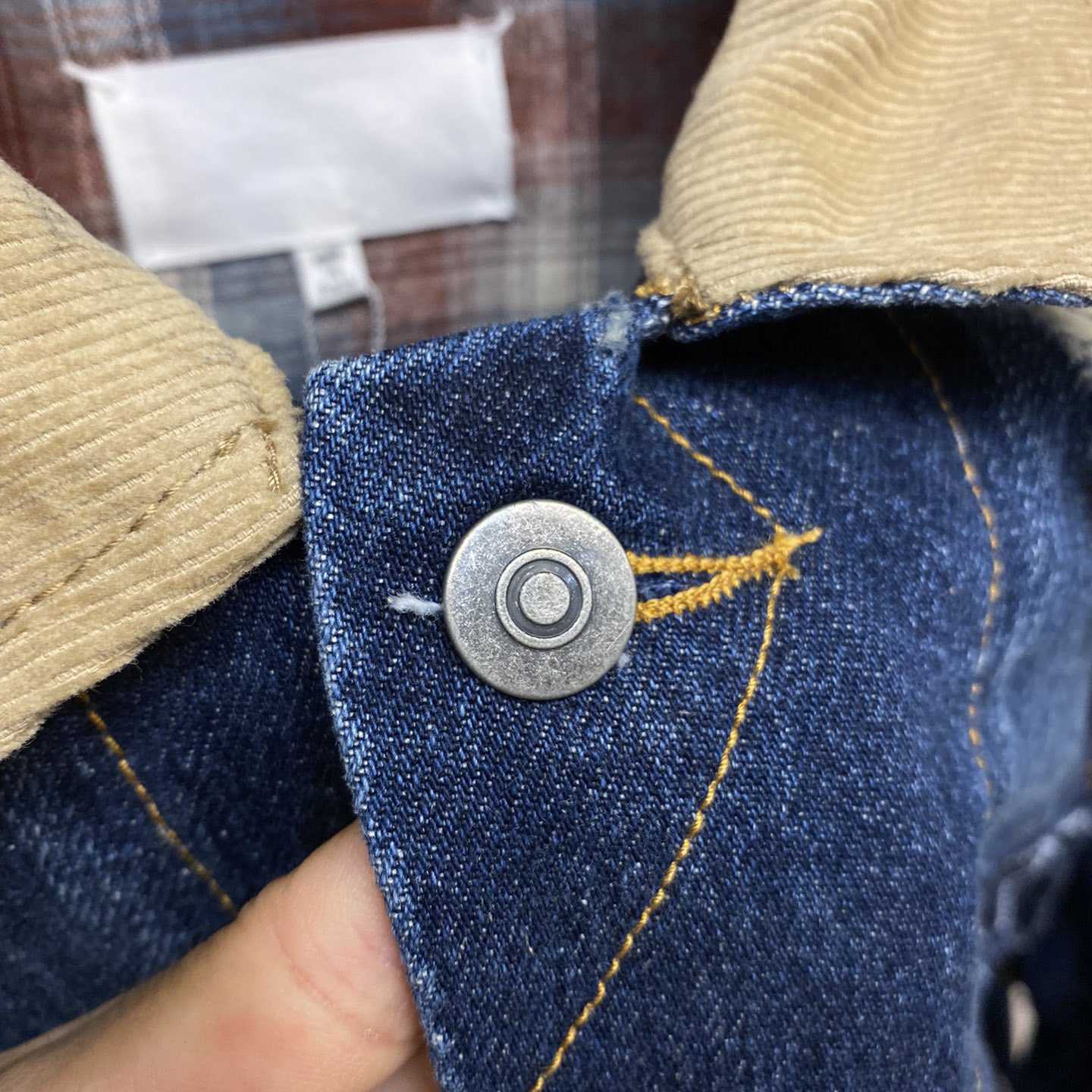Maison Margiela Ripped-detail Denim Jacket - FashionPlug