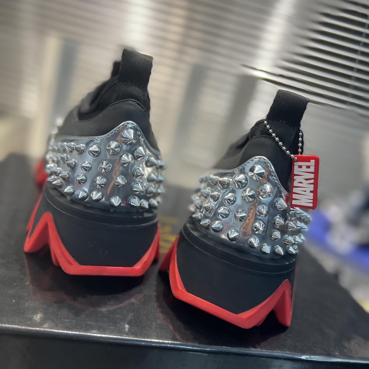 Christian Louboutin Khonshu Crescent Sneaker  - FashionPlug