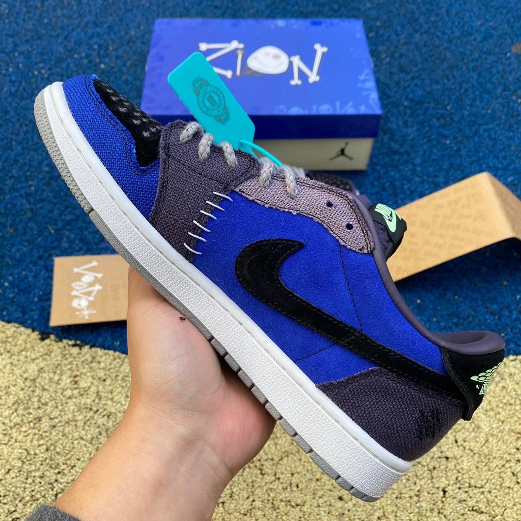 Zion Williamson x Jordan Air Jordan 1 Low Sneaker    dz7292-202 - FashionPlug