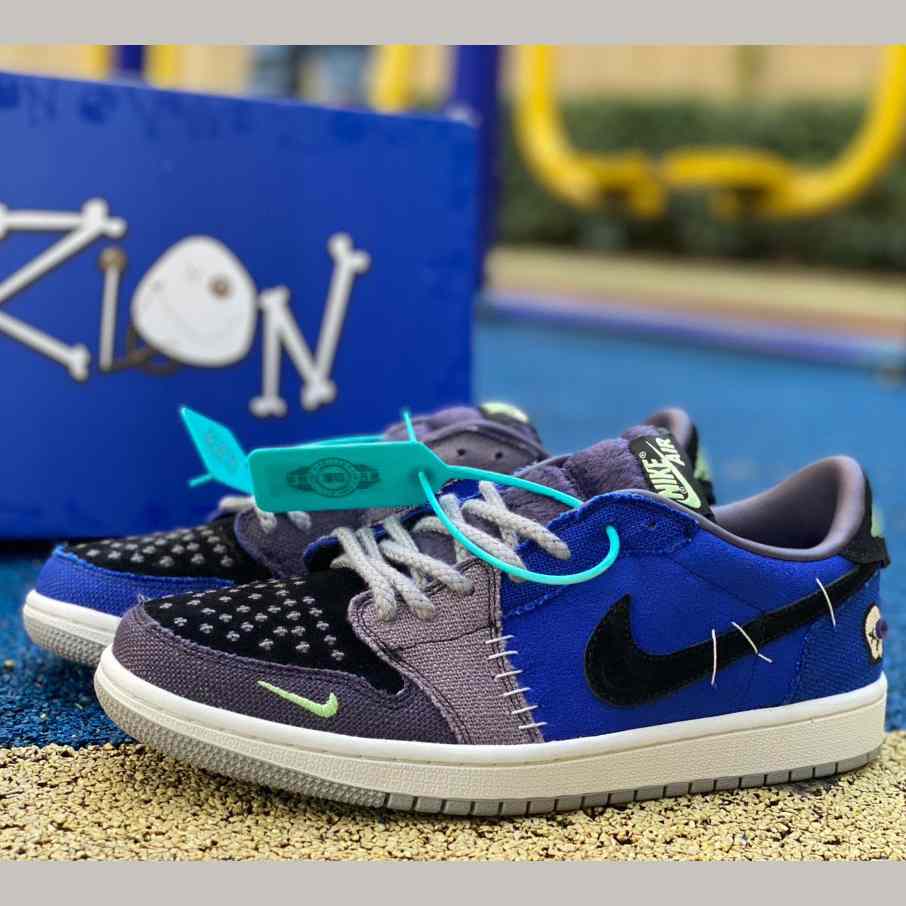 Zion Williamson x Jordan Air Jordan 1 Low Sneaker    dz7292-202 - FashionPlug