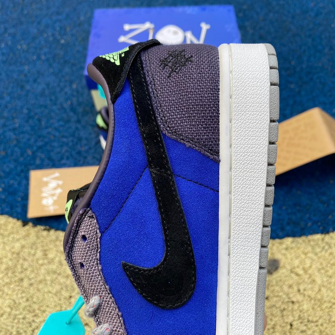 Zion Williamson x Jordan Air Jordan 1 Low Sneaker    dz7292-202 - FashionPlug