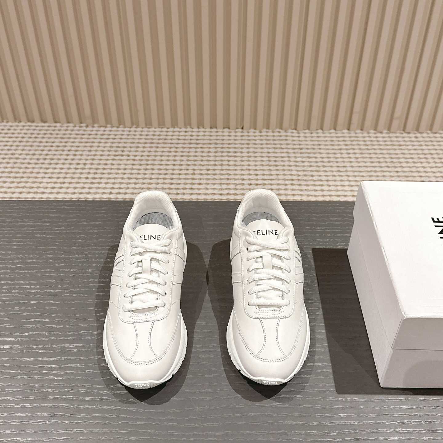 Celine Runner CR-01 Low Lace-up Sneaker In Calfskin - FashionPlug