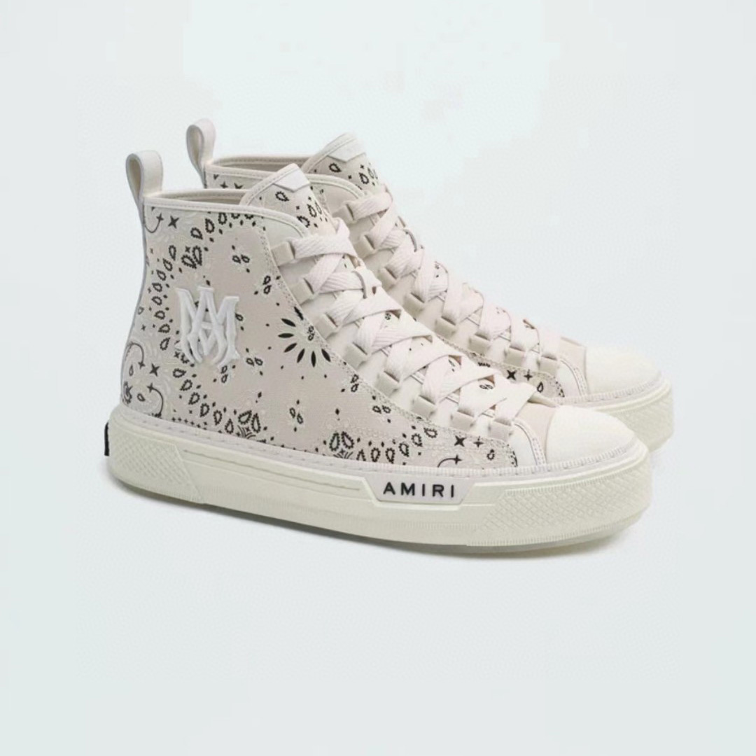Amiri M.A. Court bandana-print Sneakers - FashionPlug