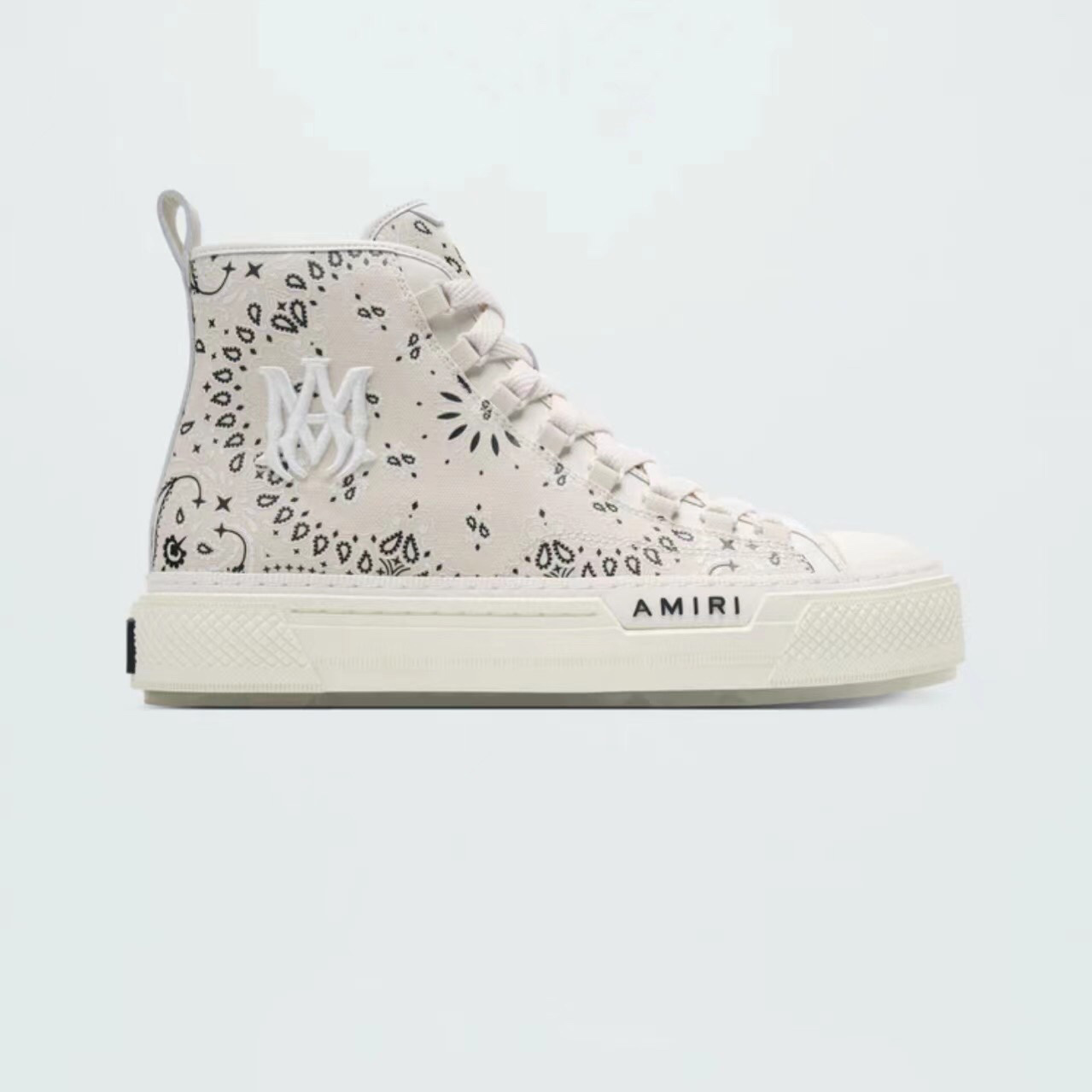 Amiri M.A. Court bandana-print Sneakers - FashionPlug