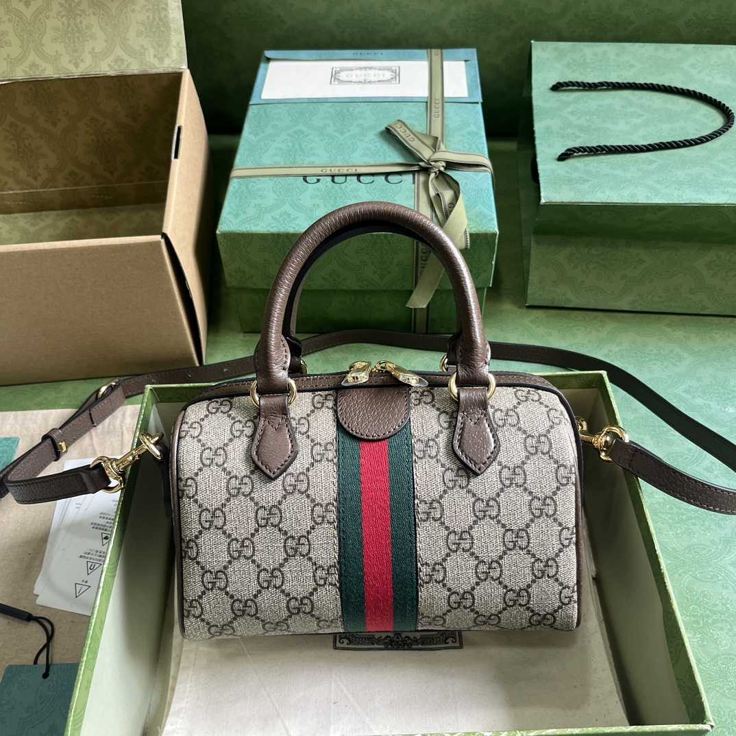 Gucci Ophidia GG Mini Top Handle Bag - FashionPlug