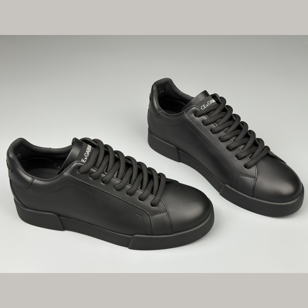 Dolce & Gabbana Calfskin Portofino sneakers - FashionPlug
