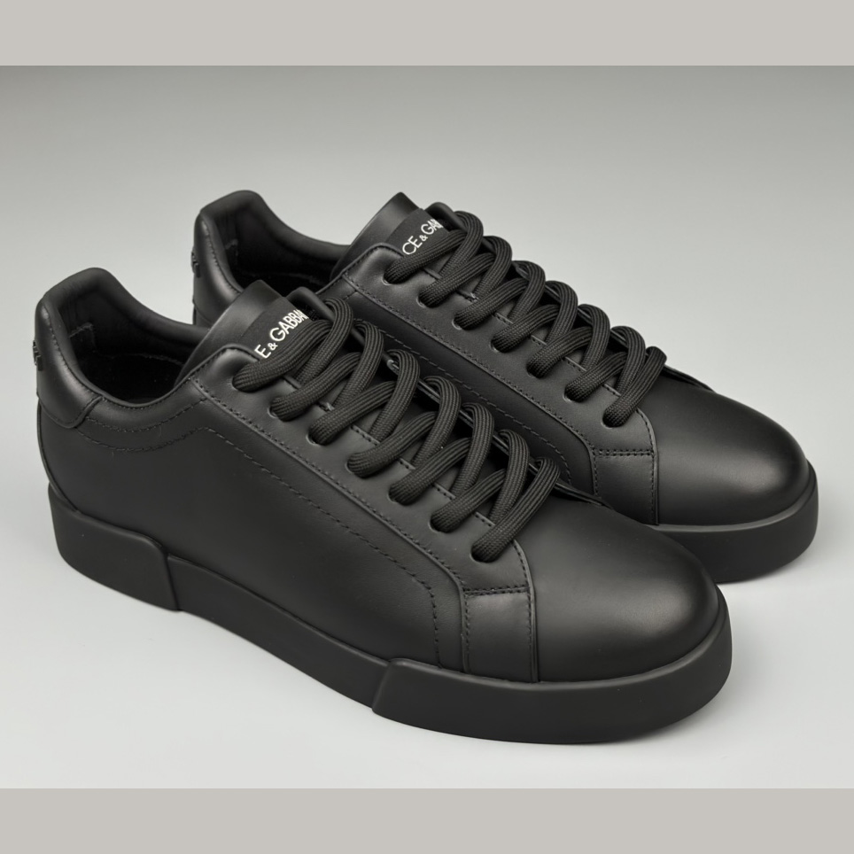 Dolce & Gabbana Calfskin Portofino sneakers - FashionPlug