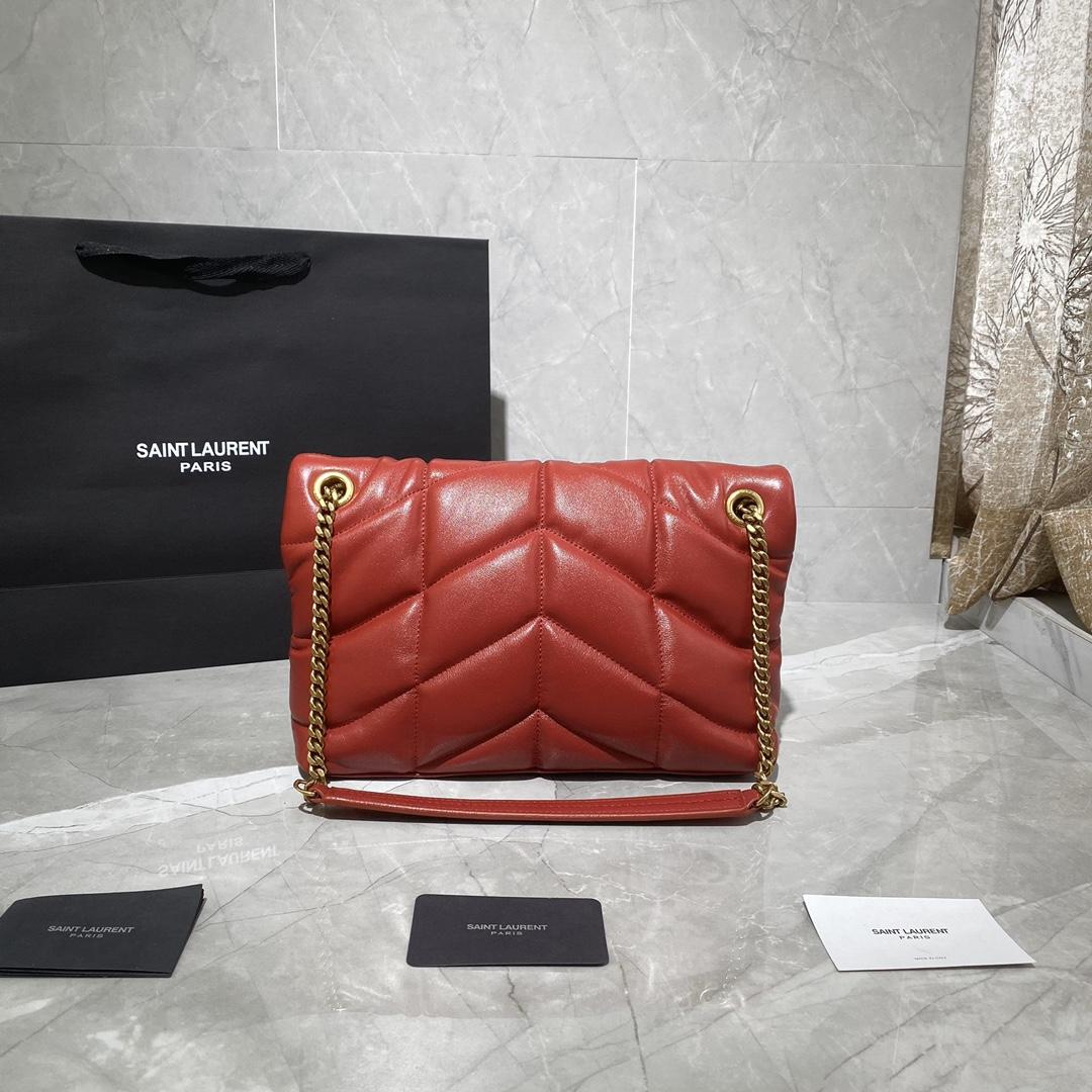 Saint Laurent Puffer Small In Nappa Leather (29x17x11cm) - FashionPlug