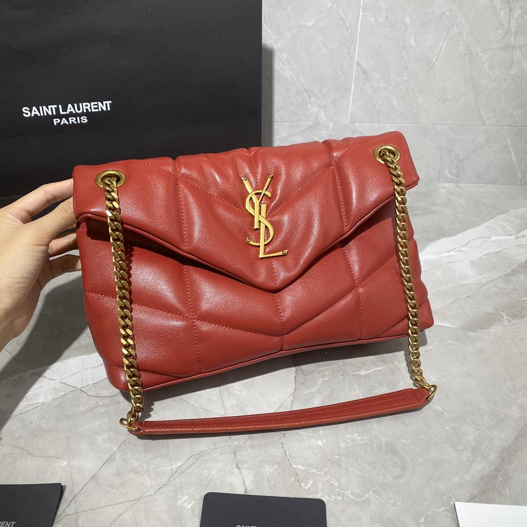 Saint Laurent Puffer Small In Nappa Leather (29x17x11cm) - FashionPlug