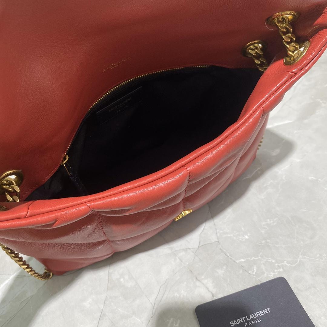 Saint Laurent Puffer Small In Nappa Leather (29x17x11cm) - FashionPlug