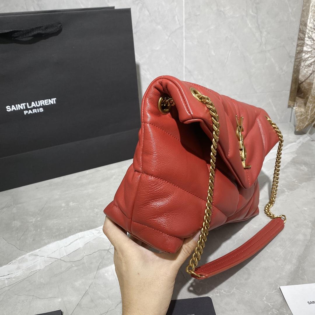 Saint Laurent Puffer Small In Nappa Leather (29x17x11cm) - FashionPlug