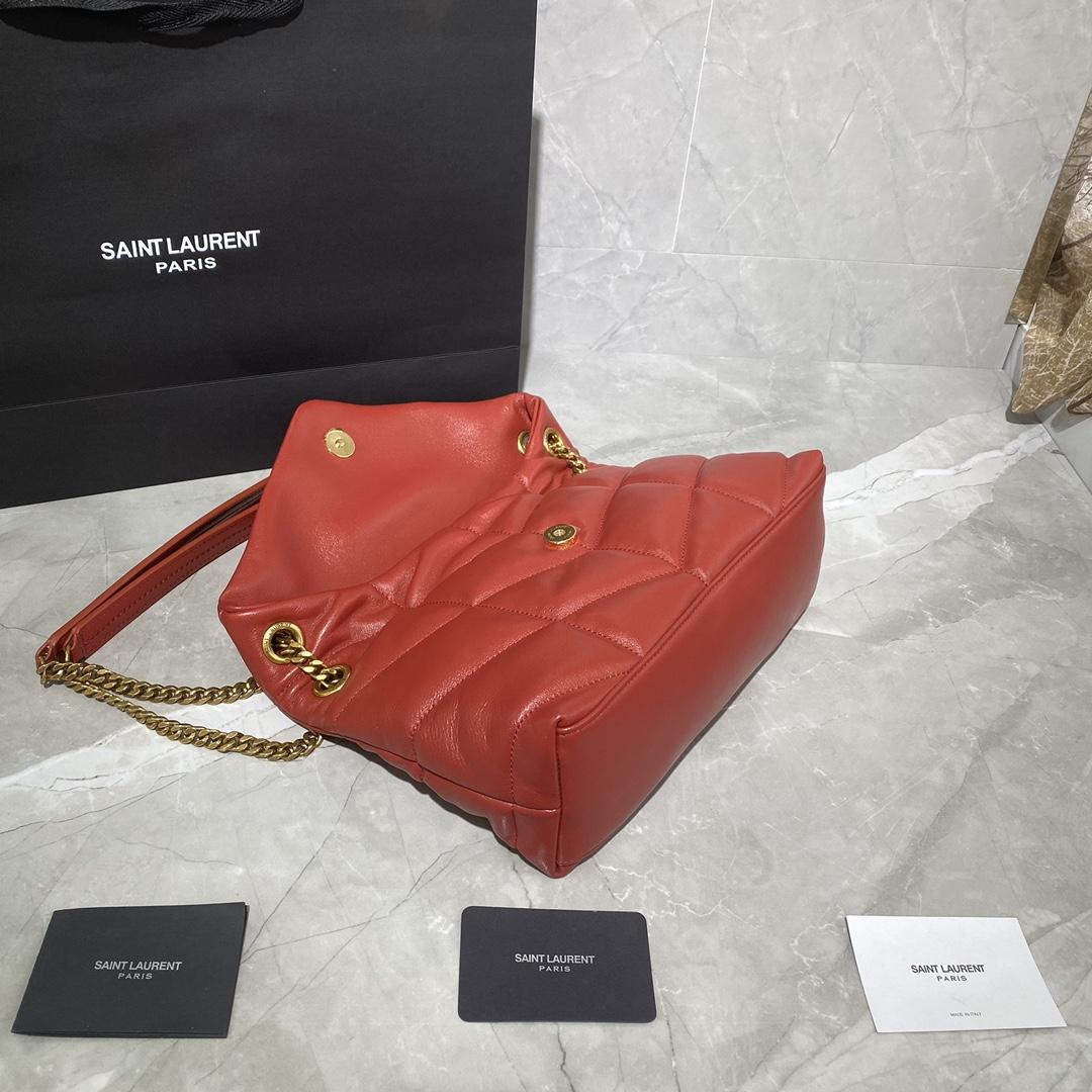 Saint Laurent Puffer Small In Nappa Leather (29x17x11cm) - FashionPlug
