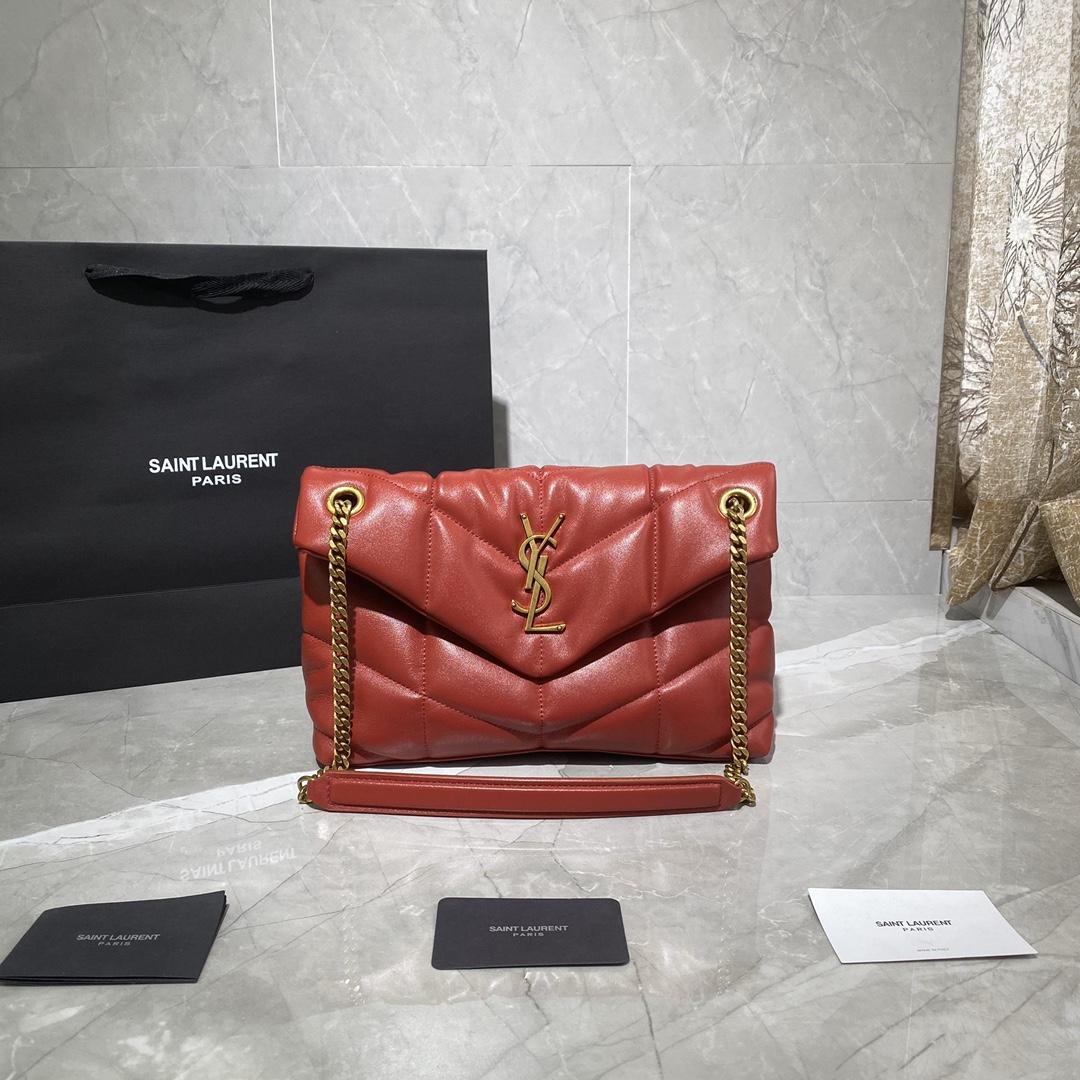 Saint Laurent Puffer Small In Nappa Leather (29x17x11cm) - FashionPlug