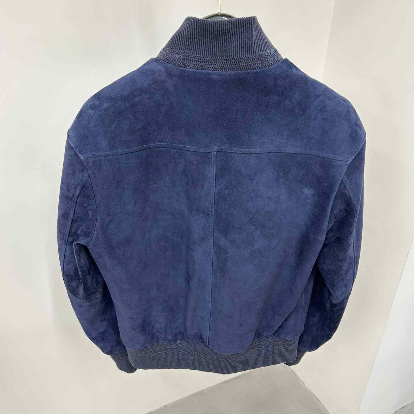 Gucci Suede Bomber Jacket - FashionPlug
