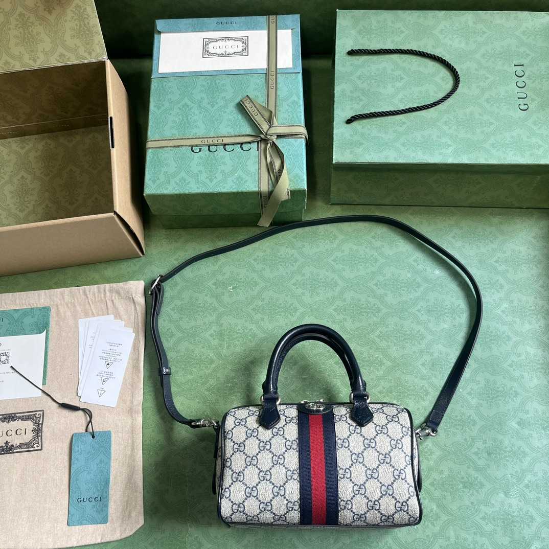 Gucci Ophidia GG Mini Top Handle Bag - FashionPlug